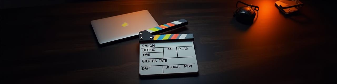 Imagen conceptual de términos legales y tecnología audiovisual